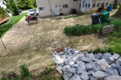 Backyard Drainage System in New Castle County
